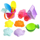 10pcs Kids Beach Toys Set Sandbox Toys Sand Toys - Bucket,Truck Rake & More