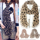 Cat Print Scarf Celebrity Fashion Shawl Scarves WRAP Ladies Animal New Soft