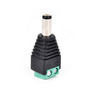 5 x 5.5x2.1mm male jack dc power adapter connector plug for cctv camera Chic  Hn