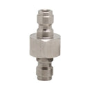 Paint Ball Air Pcp Both End Male Quick Disconnect Adaptor Stainless Steel D