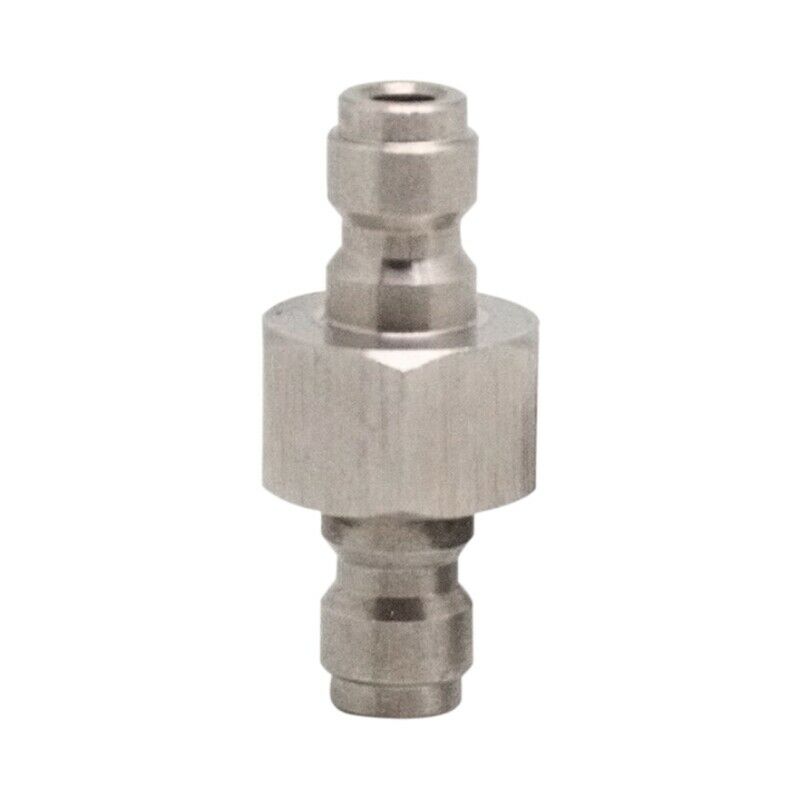 Paint Ball Air Pcp Both End Male Quick Disconnect Adaptor Stainless Steel D