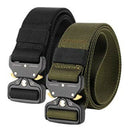 (2Pcs) Men'S Nylon Canvas Belt, Outdoor Multi-Function Belt with Quick Rele O9I9
