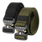 (2Pcs) Men'S Nylon Canvas Belt, Outdoor Multi-Function Belt with Quick Rele O9I9