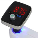 M3 Wireless Bluetooth Hands-free FM Transmitter Dual USB Charger Car Kit