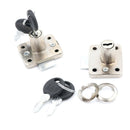 Metal Desk Drawer Dead Bolt Lock For Drawer Box Cabinet Cupboard Panel+2 Key Gw