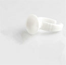100Pcs Disposable Glue Ring Pallet Holder for Eyelash Extension Tattoo Pigmen ME