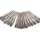 5mm Stainless steel wire brush die grinder shank power rotary drill tool 15pc OZ