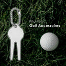 Golf Divot Repair Switchblade Tool Metal Golf Pitchfork Golf Accessoires