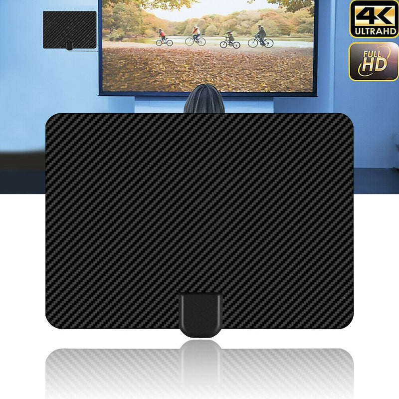 4K 80 Miles 25DB Gain HDTV Box Antenna Aerial Satellite Signal Receiver