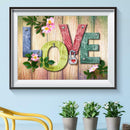 5D DIY Full Drill Diamond Painting LOVE Embroidery Mosaic Kits Home Decor