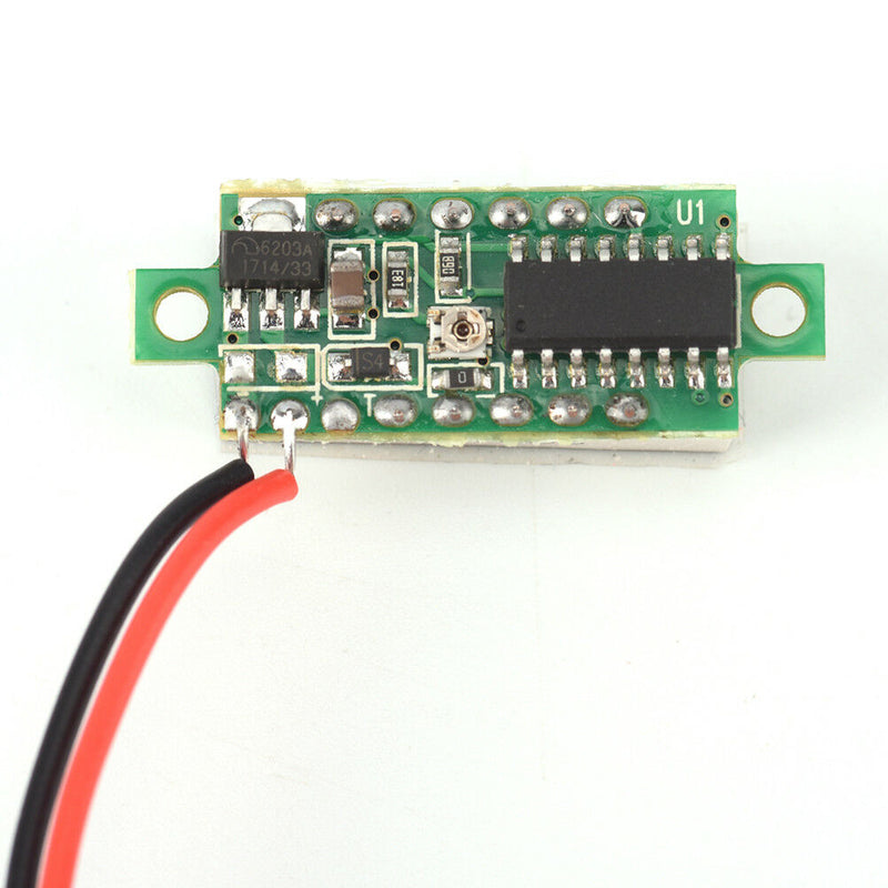 0.28 Inch DC 2.5V-30V Green LED Mini Digital Voltmeter Voltage Tester Meter JR