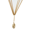 Simple Long Chain Tassel Body Chain Women Fashion Wild Shell Pendant U-Shap