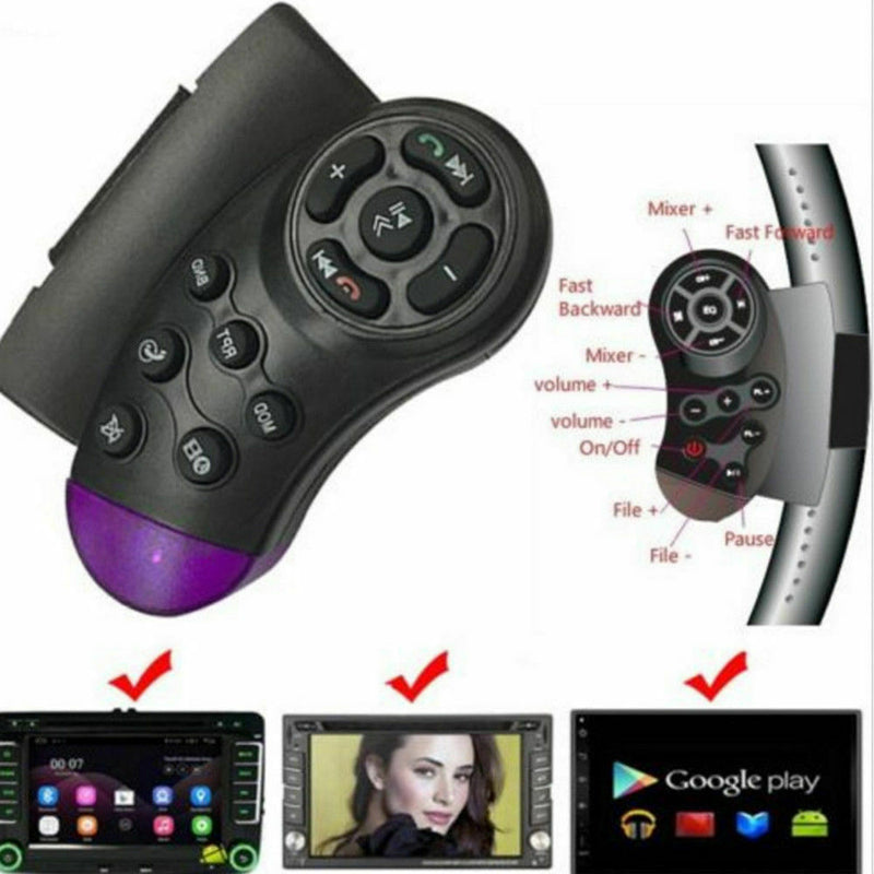 Universal Steering Wheel Wireless Remote Control For Car CD VCD DVD MP5 Player