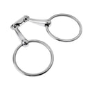 Stainless Steel Mouth Bit / SNAFFLE BIT Horse - 5 inch, 13 mm, 5'' Western /