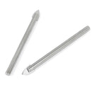 10PCS 6mm 1/4" Carbide Spear Head Tip Drill Bit For Glass Plastic Tile CeramME