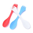 6x Multifunction Camping Hiking Utensils Spork Combo Travel Gadget Spoon Fork Gw