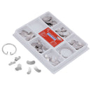 100Pcs Dental Matrix Bands Sectional Contoured Matrices Wedges NO1. NTBX