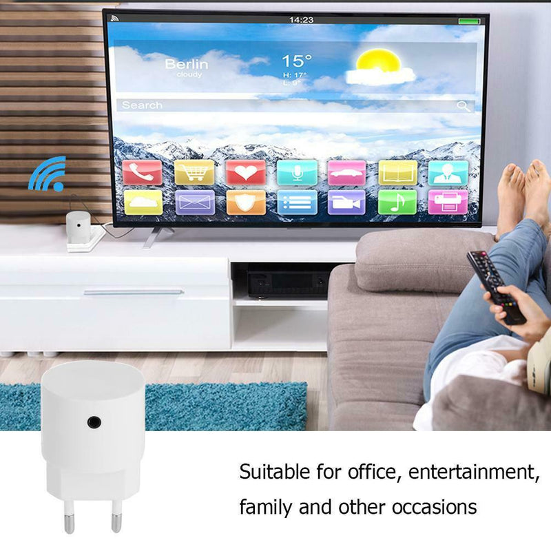 Bluetooth Receiver V4.2 Audio Adapter AC Charger EU Plug w/USB 3.5mm Port