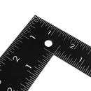 Teacher 0-30cm 0-20cm Measuring Range L Shaped Design Square Ruler Black Z4H9