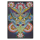 DIY Owl Special Shaped Diamond Painting 50 Pages A5 Sketchbook Drawing Book