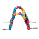 Pet Bird Wood Ladder Climb Parrot Macaw Cage Swing Shelf (29cm)