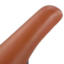 Bicycle Saddle Leather Soft Bike Seat Cover Mat MTB Bike Cushion (Brown)