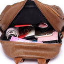Women Backpacks Female Travel Shoulder Back Pack New College School Bags Fo H4K2