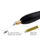 4pcs 225cm 265cm Length Plastic Bottom Hard Tail Fishing Fishing Floats Too Q3S4