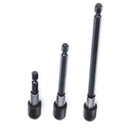 3x Magnetic Screwdriver Extension Release 1/4 Hex Shank Holder AU Bit Drill C1A8