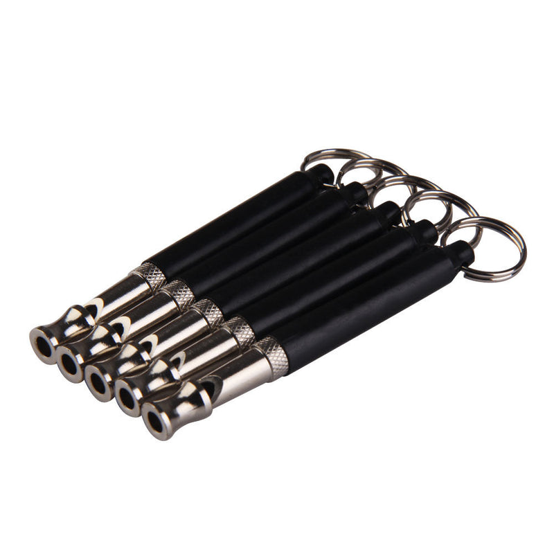 SN9F Two-tone Ultrasonic Flute Dog Whistle Keychain for Pet Training