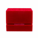 Hollow Engagement Wedding Jewelry Box Holder Display Gift Ring box Red