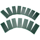 15-Piece Dark Green Jewelry Pattern Making Carving Melting Hard Wax Block