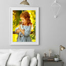 Little Girl 5D Diamond Painting DIY Full Round Drill Mosaic Rhinestone Kits