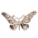 Rose Red Butterfly Brooch Mix Color Rhinestone Brooches For Women Lady Fash