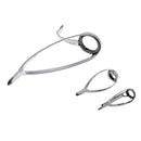 7pcs Fishing Rod Guides Tip Top Repair Kit Double Leg Boat Fishing Rod Guide