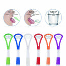 6Pcs Plastic Tongue Cleaner_Scraper_Dental Care Oral Hygiene Mouth Fresh Tools