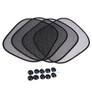 5X Sun Shade Car Rear Side Window Suction Cup Curtain Visor Cover UV Protection