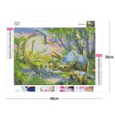 5D DIY Full Drill Square Diamond Painting Dinosaur Cross Stitch Embroidery