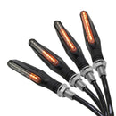 2 Flowing Water Light Universal Motorcycle Motorbike LED Turn Signal Indica Z5J9