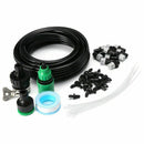 Micro-Flow Drip Watering Irrigation Adjustable Misting Kits System Self Pla N3R3