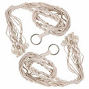 2PC Macrame Plants Hanger Hook 4 Legs Retro Flower Pot Hanging Rope Holder