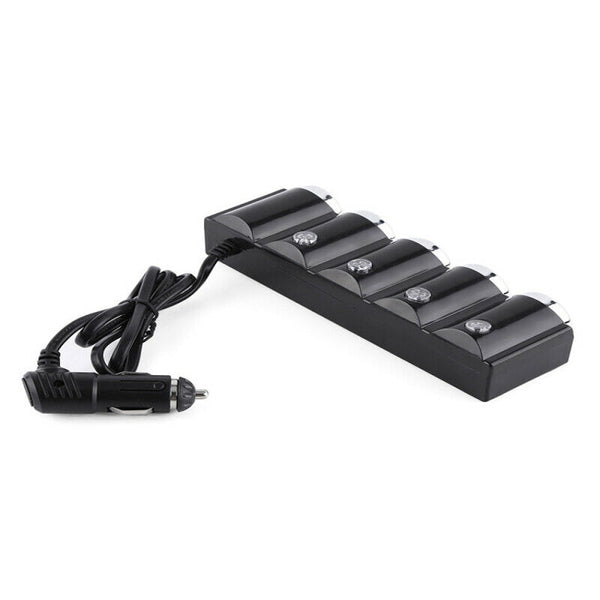 Car Dual USB One For Four Belt Switch Car Cigarette Lighter Charger Doub CWH