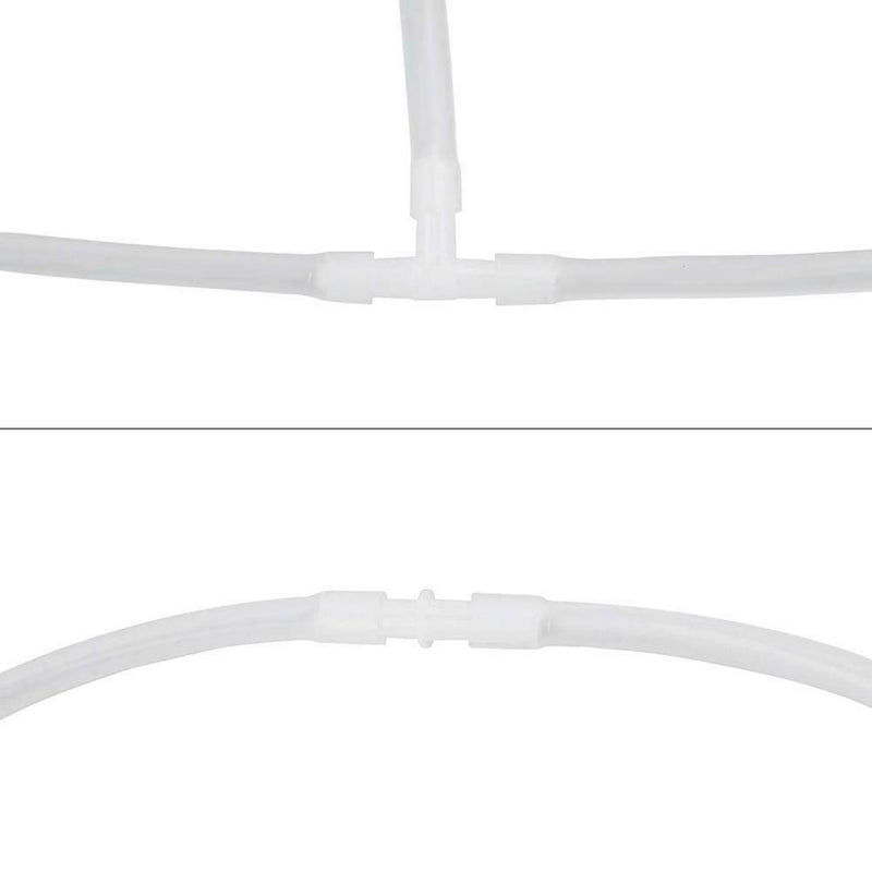 10pcs Tee-Connectors Fish Tank Air Pipe Joint Water Pump Hose Adapter Accessory