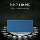 For Windows SE/ME/2000/XP USB 3.0 Mini SATA SSD Case Hard Disk Enclosure Box