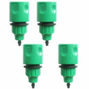 Garden Hose Pipe One Way Adapter Tap Connector Fitting For Irrigation 4-pac