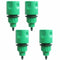 Garden Hose Pipe One Way Adapter Tap Connector Fitting For Irrigation 4-pac
