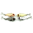 Lot 4pcs Metal Fishing Lures 3.5cm 3.2g Bass Spoon Crank Bait Tackle