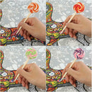Lolly Shape 5D DIY Embroidery Diamond Painting Point Drill Pen Random Color
