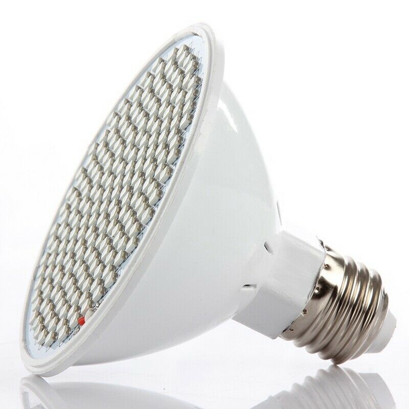 E27 200 LED Plant Grow Light Lamp Flower Seeds Growing Lights Bulbs Hydropo