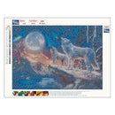 5D DIY Full Drill Diamond Painting Wolf Cross Stitch Embroidery Mosaic Kit